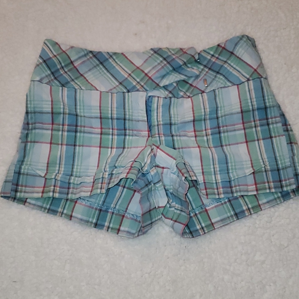 Plaid Junior shorts